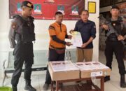 Cegah Guankamtibmas di Gudang Logistik KPU, Satgas Preventif OMP Polres Laksanakan Pengamanan Kedatangan Logistik Pilkada