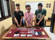 Ringkus 3 Terduga Pengedar Narkoba, Satresnarkoba Polres Amankan 2,64 gram  Shabu Siap Edar