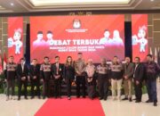 Kapolres Bima AKBP Eko Sutomo S.I.K.,M.I.K., Pimpin Langsung Pengamanan Debat Cabup-Cawabup Kabupaten Bima