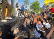 207 Personel Polres Bima Kota Amankan Kampanye Akbar Paslon Pilkada Nomor 2