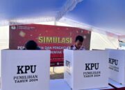 Kapolres Bima Diwakili Kasat Samapta Menghadiri Simulasi Pemungutan suara  Pilkada Serentak 2024