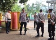 Memastikan  Aman dan Lancar, Kapolres Bima  AKBP Eko Sutomo S.I.K.,M.I.K.,Tinjau Langsung Rapat Pleno di Tingkat PPK