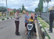 Sat Lantas Polres Bima Kota Gelar Penertiban Kendaraan di Kawasan Tertib Lalu Lintas