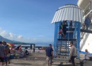 Polsek Kawasan Pelabuhan Laut Bima Amankan Proses Embarkasi dan Debarkasi Penumpang Kapal KM. AWU