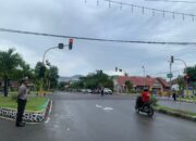 Personel Sat Lantas Polres Bima Kota Laksanakan Rawan Pagi di Beberapa Titik Strategis