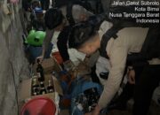 Jelang Natal dan Tahun Baru, Sat Samapta Polres Bima Kota Gelar Patroli Cipkon, Amankan Puluhan Botol Miras