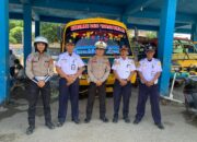Satlantas Polres Bima Kota Sampaikan Himbauan Kamseltibcarlantas Menjelang NATARU