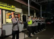 Kapolres Bima Pimpin Apel Gelar Pasukan Pengamanan Malam Takbiran Idhul Fitri 1446 H/2025 M