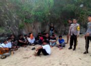 Antisipasi Premanisme dan Kasus 3C di Pantai Wane Polsek Monta Laksanakan PAM Wisata di Masa Libur Lebaran