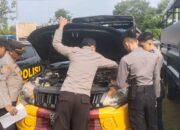 Pastikan Kelayakan Randis dan Senjata Api Bagian Logistik Polres Bima Laksanakan Pengecekan Rutin