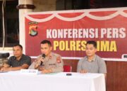 Polres Bima Menggelar Konferensi Pers, Pengungkapan Kasus Judi Sabung Ayam