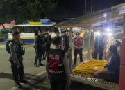 Dipimpin Pawas, Unit Patmor Satsamapta  Polres Bima Cegah Potensi Kerawanan Kamtibmas, Gelar Patroli Malam Hari