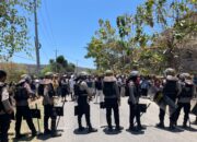 Polres Bima Kota Amankan Eksekusi Pengosongan Lahan di Desa Parangina Kecamatan Sape