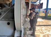 Unit Obvit Sat Samapta Polres Bima Kota Laksanakan Pengamanan Aset PT PLN UPP6 Nusa Tenggara 1 PLTU Bima