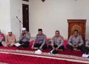 Personel Polres Bima Kota Laksanakan Kegiatan Rutin Binrohtal di Masjid Jabal Qubis