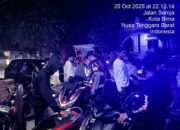 Sat Samapta Polres Bima Kota Gencarkan Patroli Blue Light, Cegah Gangguan Kamtibmas