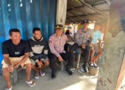 Sat Binmas Polres Bima Kota Gelar Jumat Curhat, Sampaikan Himbauan Kamtibmas kepada Pengojek di Pasar Senggol