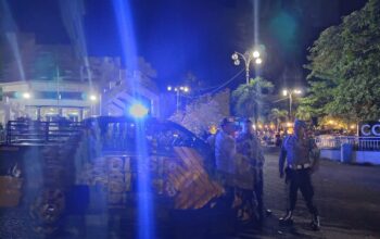 Polsek Rasanae Barat Gelar Patroli Blue Light untuk Jaga Kamtibmas di Wilayah Kota Bima