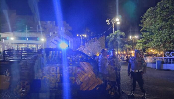 Polsek Rasanae Barat Gelar Patroli Blue Light untuk Jaga Kamtibmas di Wilayah Kota Bima